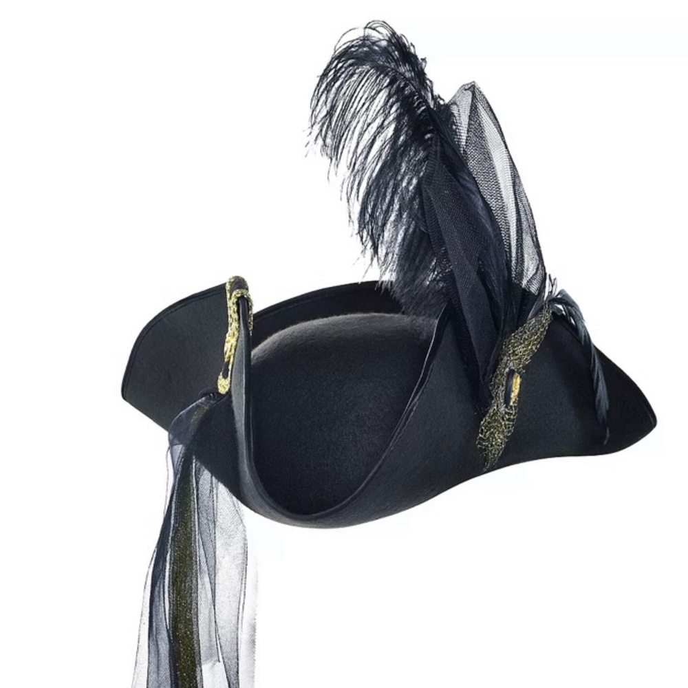 Halloween accessories - Tricorn Couture Pirate Hat